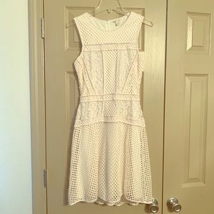 Cato Ivory Fit ‘n Flare Dress